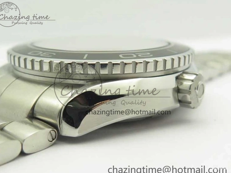 0309 EyeCatching Planet Ocean Professional Ceramic Bezel 45.5mm 1:1 VSF Best Edition Silver Markers on SS Bracelet A8500 Super Clone 8050